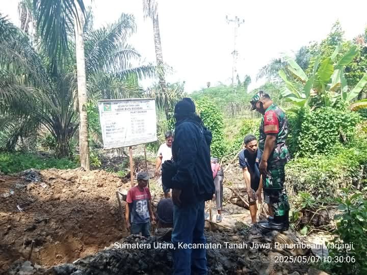 Uji trial Pembangunan plat duiker.