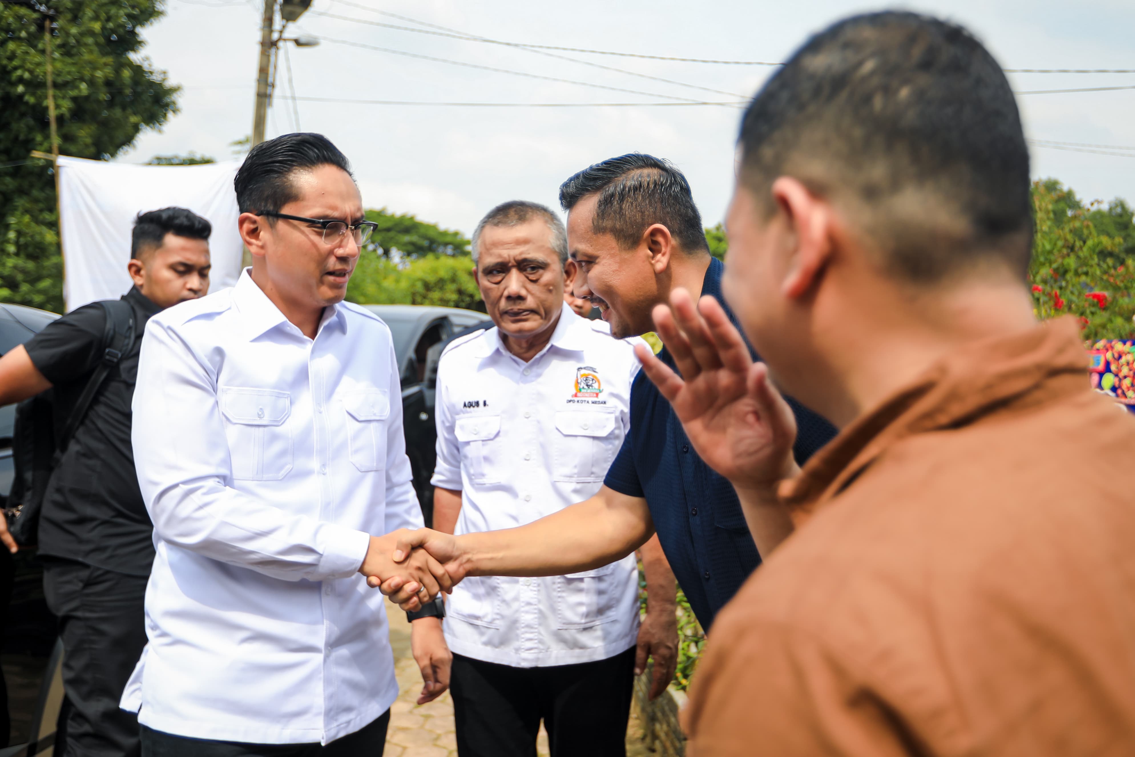 Wali Kota Medan Rico Tri Putra Bayu Waas dukung program Urban Farming dalam sebuah kegiatan yang digelar Minggu (11/5/2025).