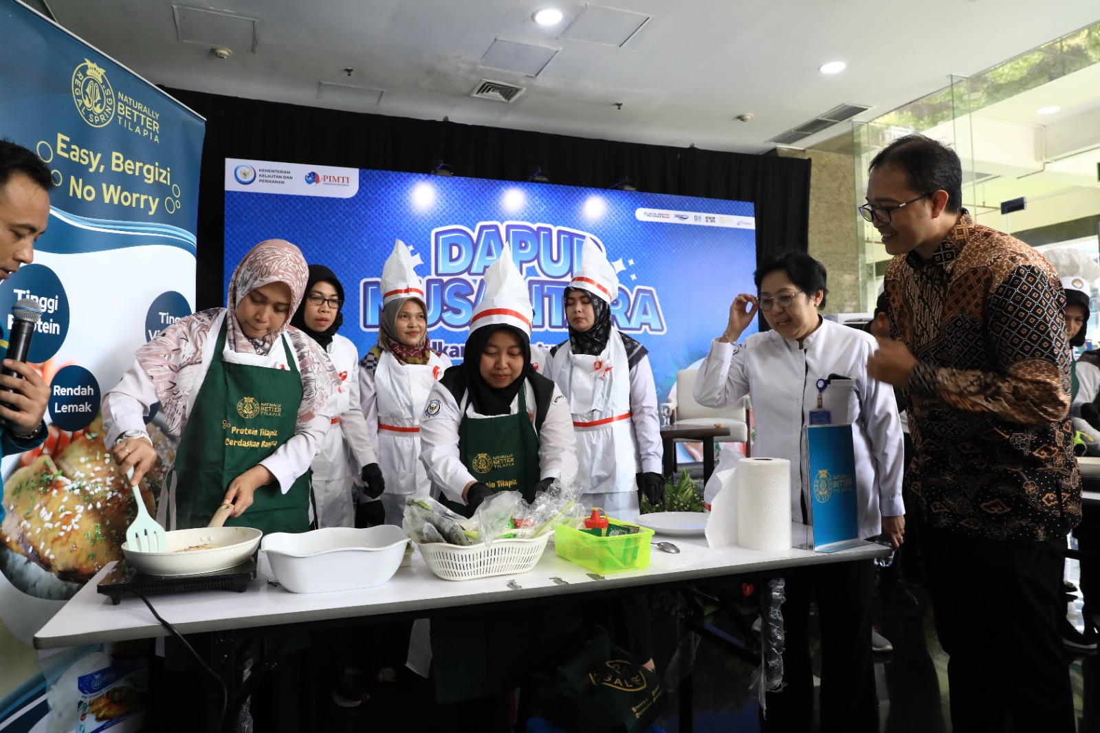 Regal Springs Indonesia mendukung percepatan penurunan stunting dan pemberdayaan perempuan melalui partisipasi dalam acara Dapur Nusantara.