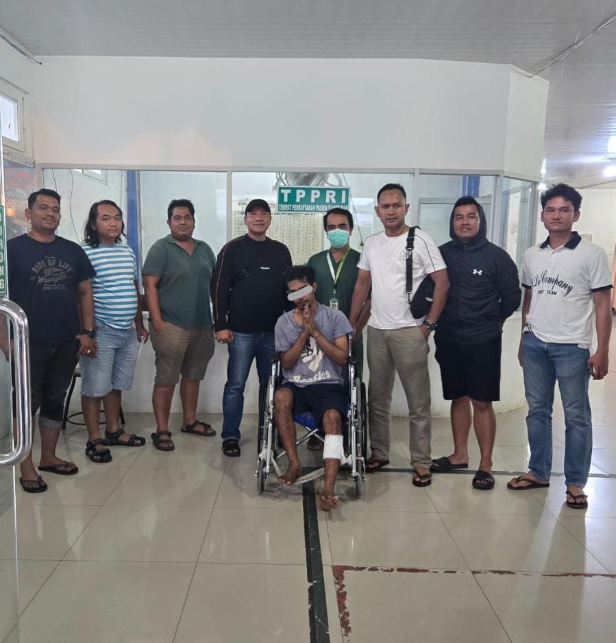 Tersangka IAP alias Kocan (34) DPO curanmor terpaksa didor karena kabur dari tangkapan Satreskrim Polres Tapsel, Selasa (13/5/2025).