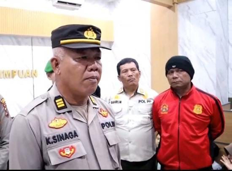 Kasi Humas Polres P.Sidimpuan AKP Kenborn Sinaga.