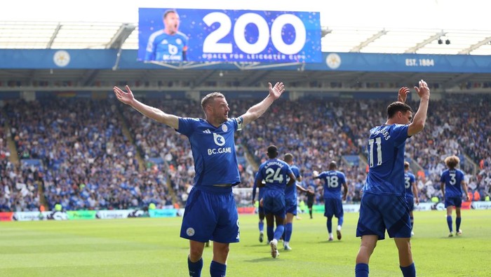 Jamie Vardy menutup kariernya bersama Leicester City.