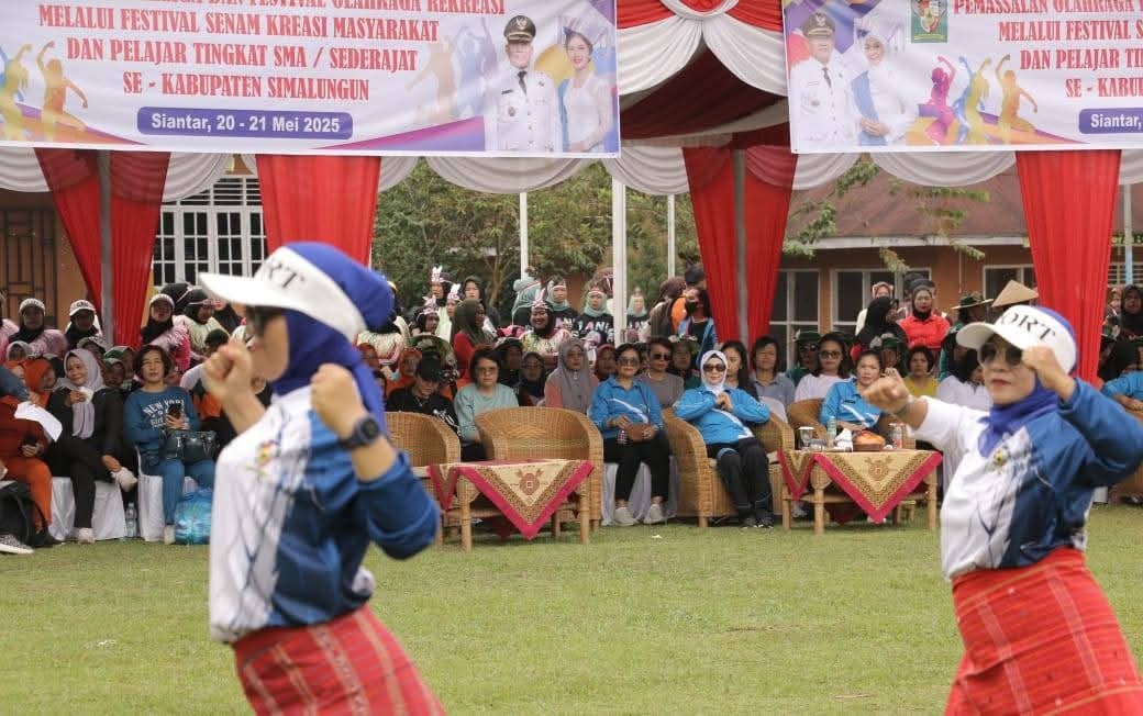 Pemassalan Olahraga dan Festival Olahraga Rekreasi Pemkab Simalungun.