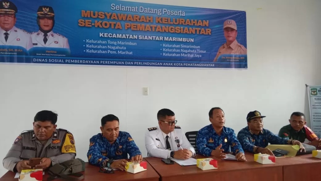 Musyawarah Kelurahan di Kelurahan Nagahuta Kecamatan Siantar Marimbun Kota Pematangsiantar.