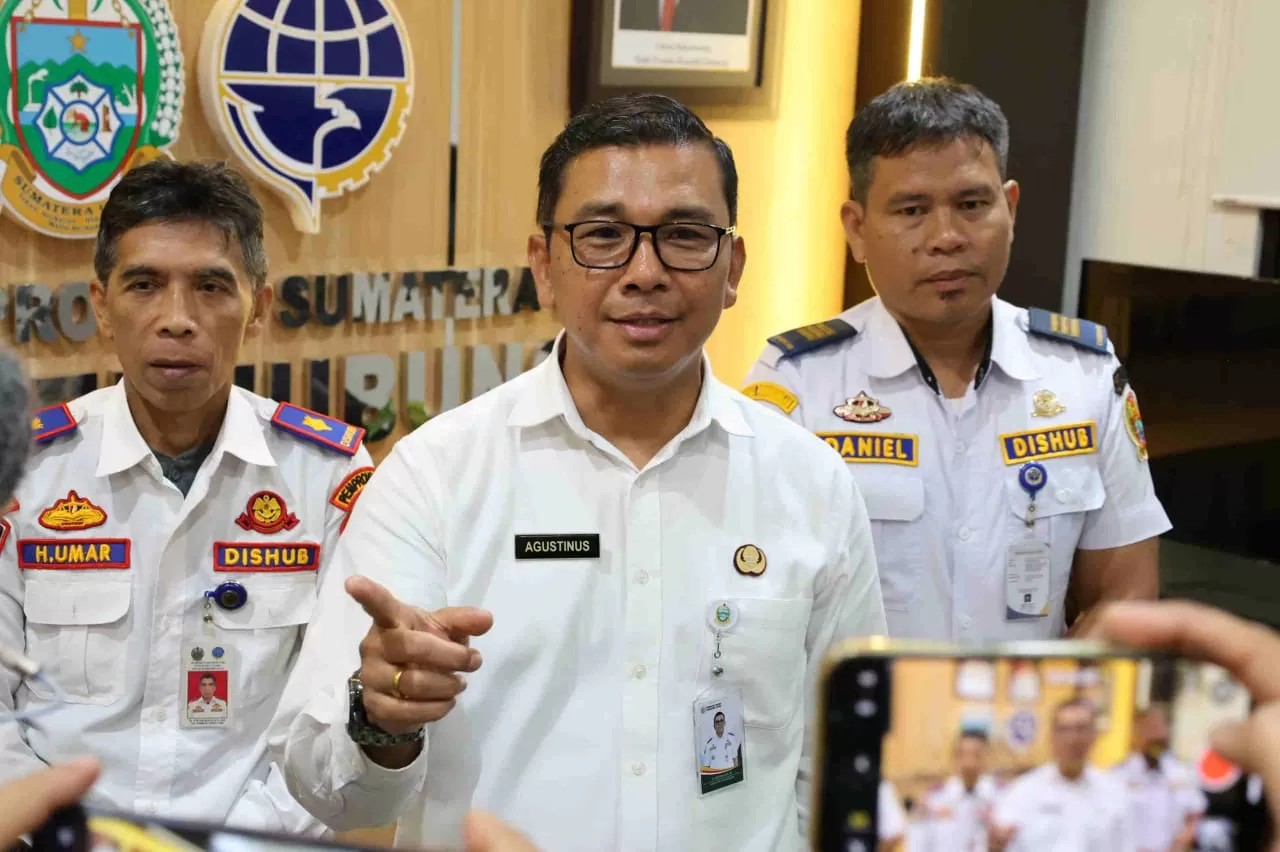 Kepala Dinas Perhubungan Sumut, Agustinus Panjaitan.