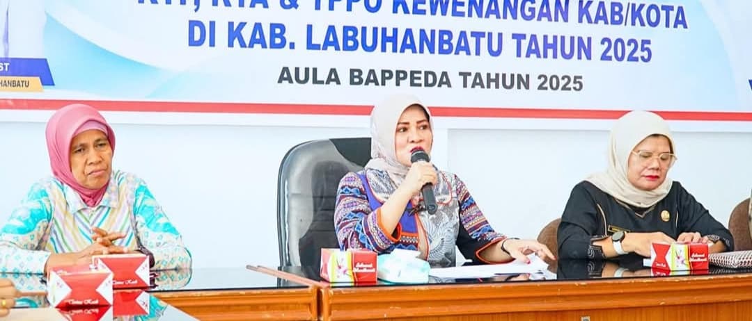 Pemkab Labuhanbatu menggelar sosialisasi pencegahan kekerasan dan eksploitasi yang menyasar kelompok rentan tersebut, Jumat (23/5/2025) di Aula Bappeda.