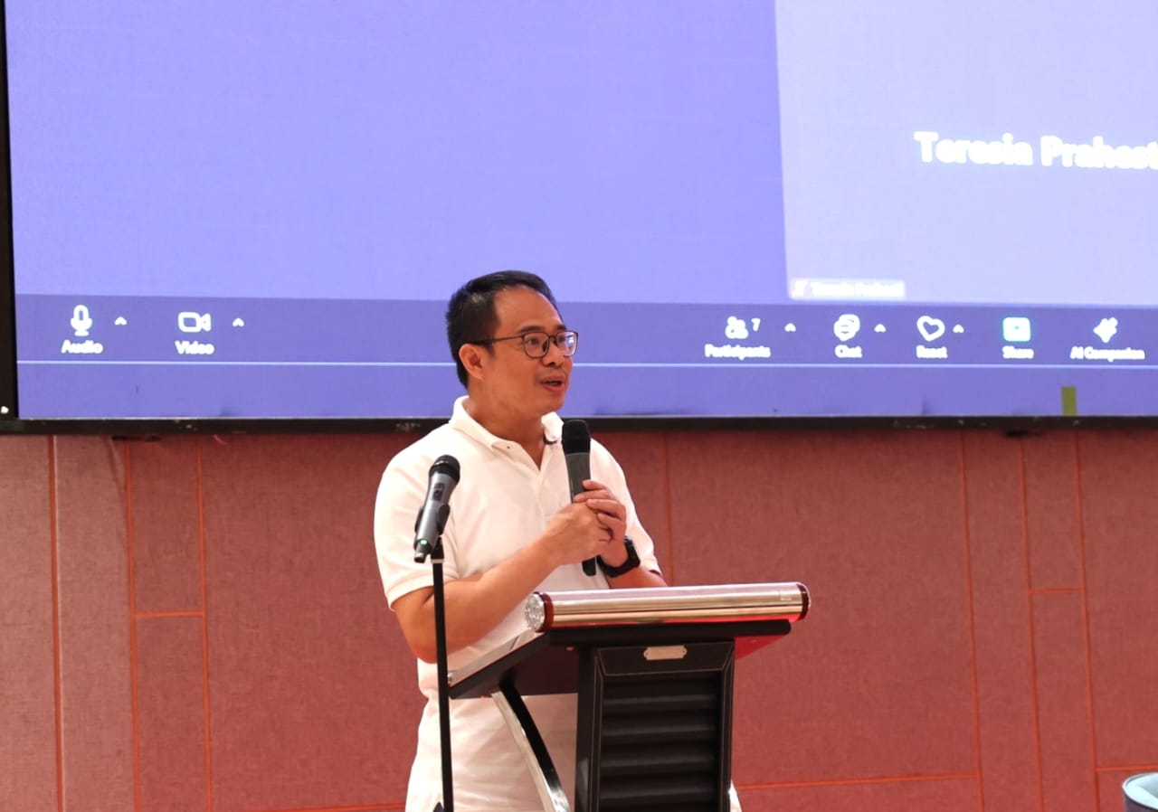 Presiden Direktur PT Agincourt Resources Muliady Sutio, di Samosir, Senin 26/5/2025).