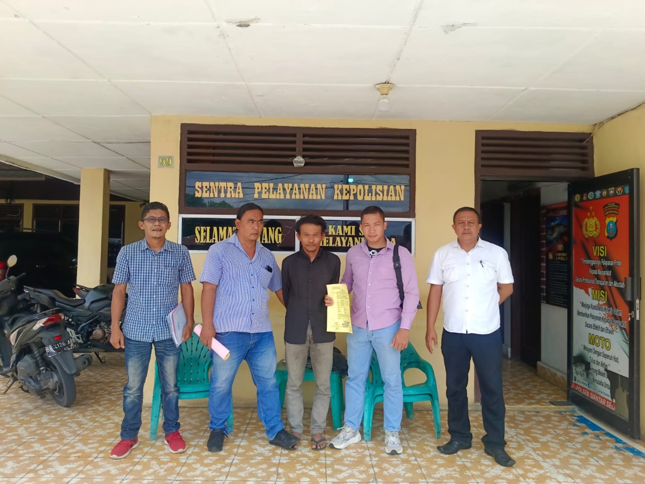 Penjambret mahasiswa diamankan.