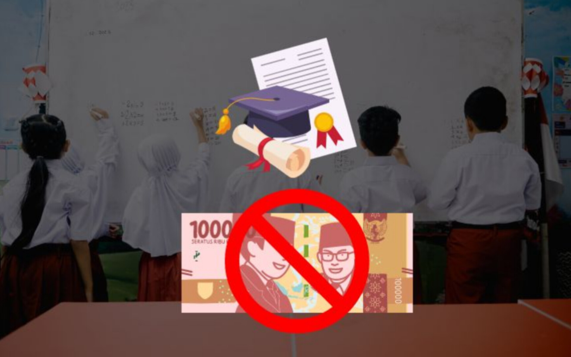 Kutipan uang perpisahan - Ilustrasi.