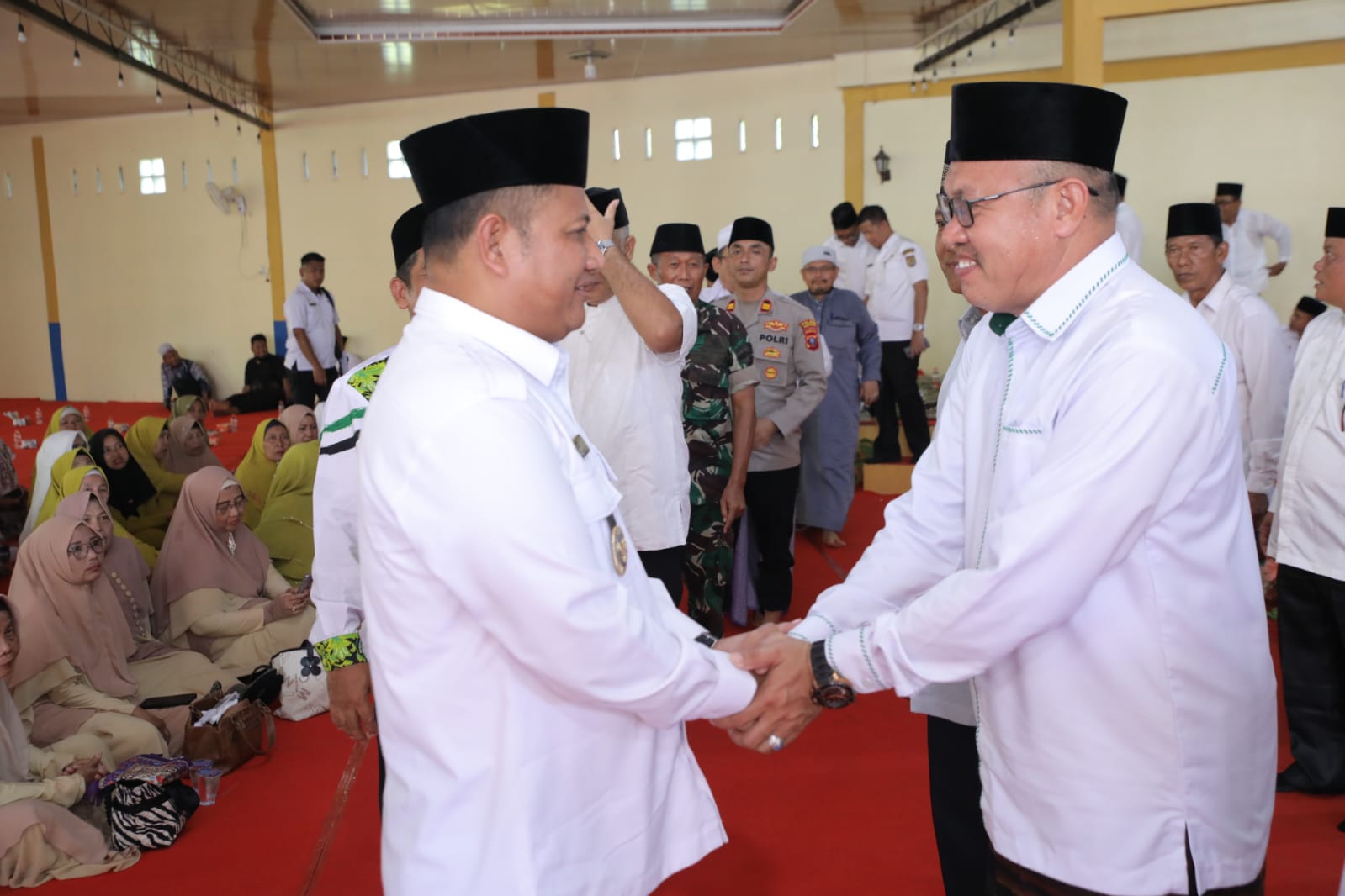 Wakil Bupati Asahan, Rianto, SH., MAP menghadiri pelantikan Pengurus Pimpinan Daerah (PD) Dewan Masjid Indonesia (DMI) Kabupaten Asahan periode 2024&ndash;2029.
