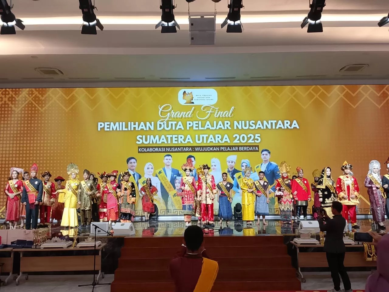 Sebanyak 39 finalis bertarung dalam ajang Duta Pelajar Nusantara Sumut 2025.