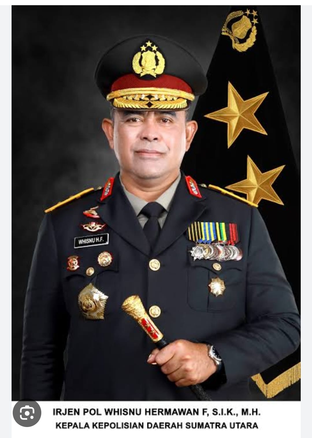 Kapolda Sumut Irjen Pol Whisnu Hermawan F, SIK, MH
