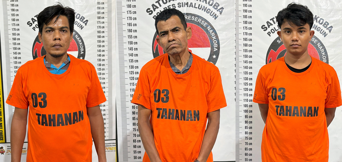 Trio pengedar sabu-sabu di Simalungun.