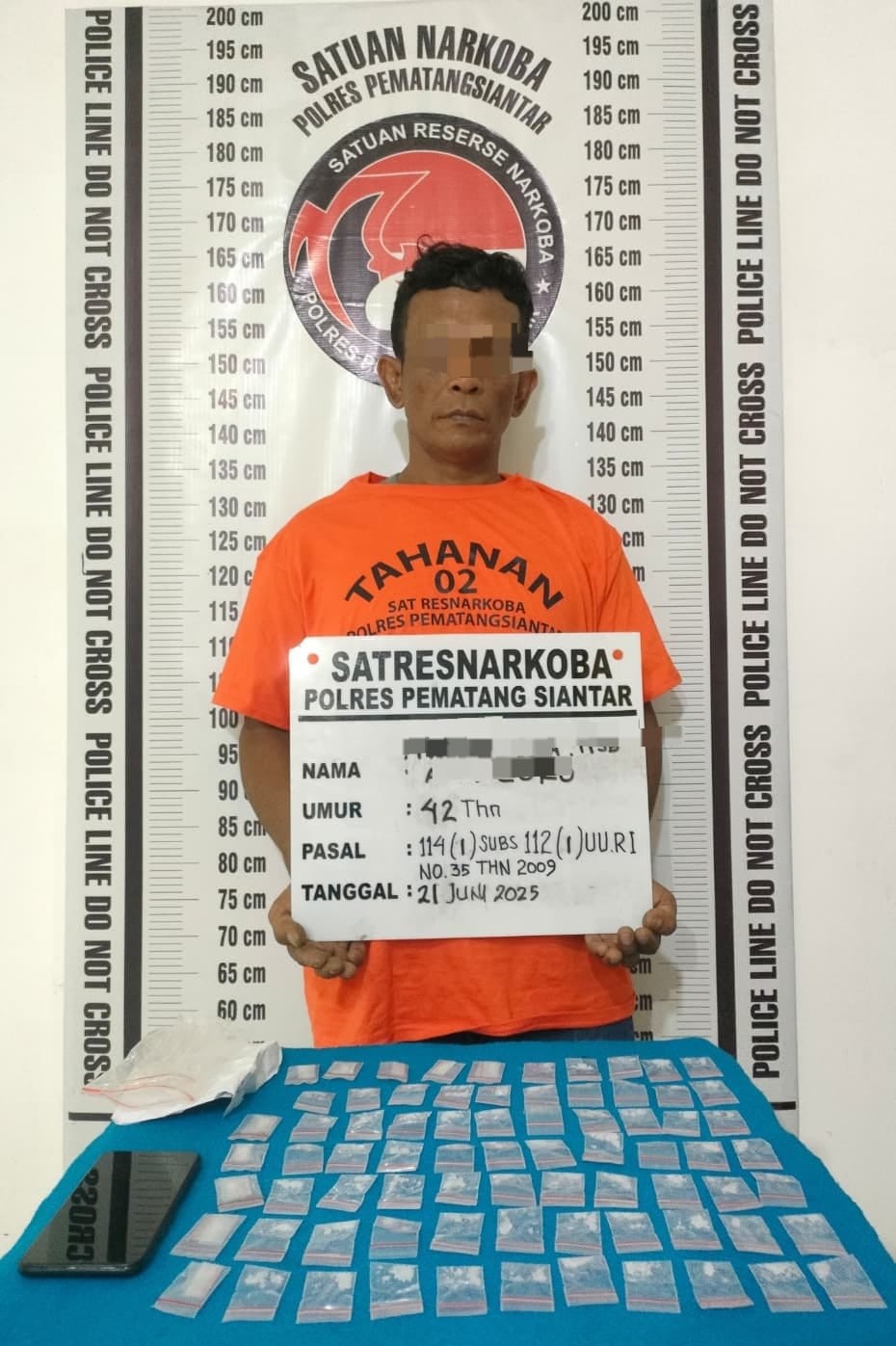 Pengedar sabu, HH alias C.