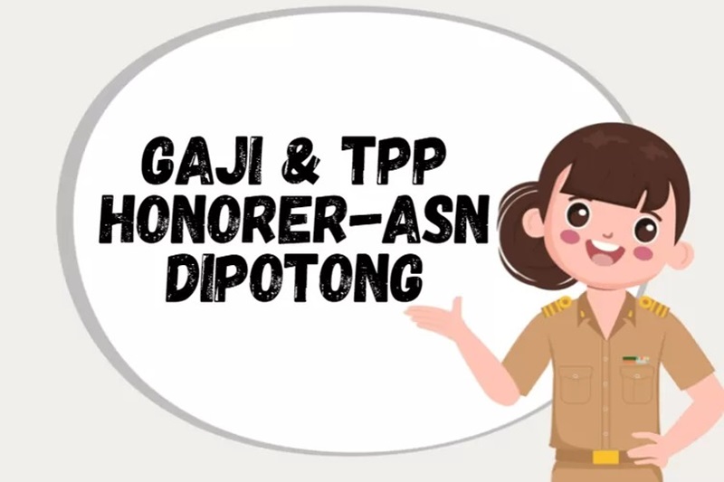 TPP ASN dipotong - Ilustrasi.