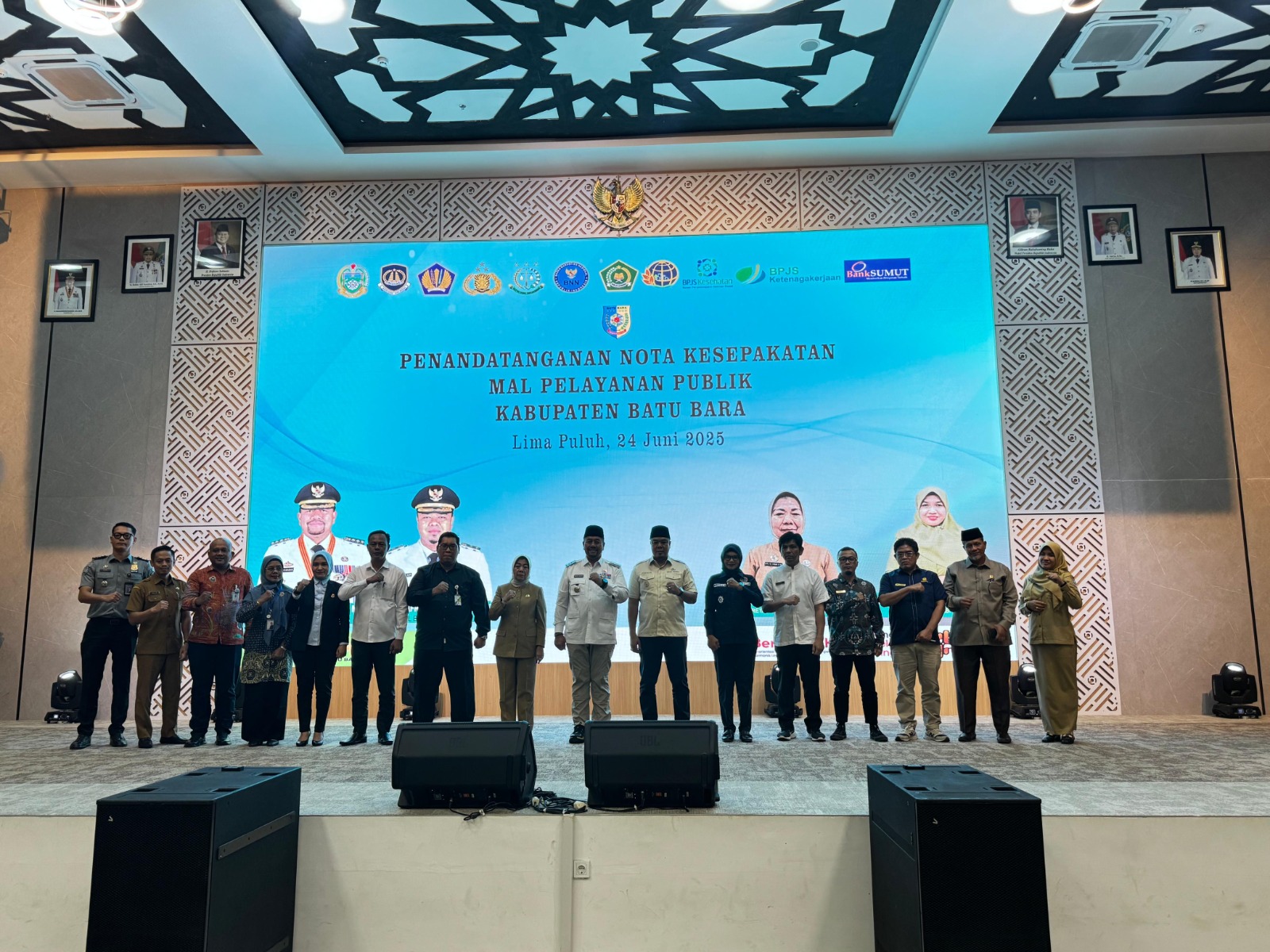 Pemkab Batu Bara dan sejumlah instansi, termasuk BPJS Ketenagakerjaan Cabang Kisaran, pada Selasa (24/6/2025) di Kantor Bupati Batu Bara, Kecamatan Lima Puluh.