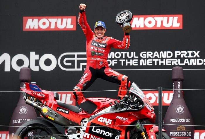 Rider Ducati Marc Marquez.