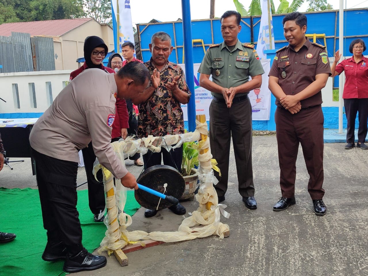 Pencanangan Nagori Bersinar di Kabupaten Simalungun.