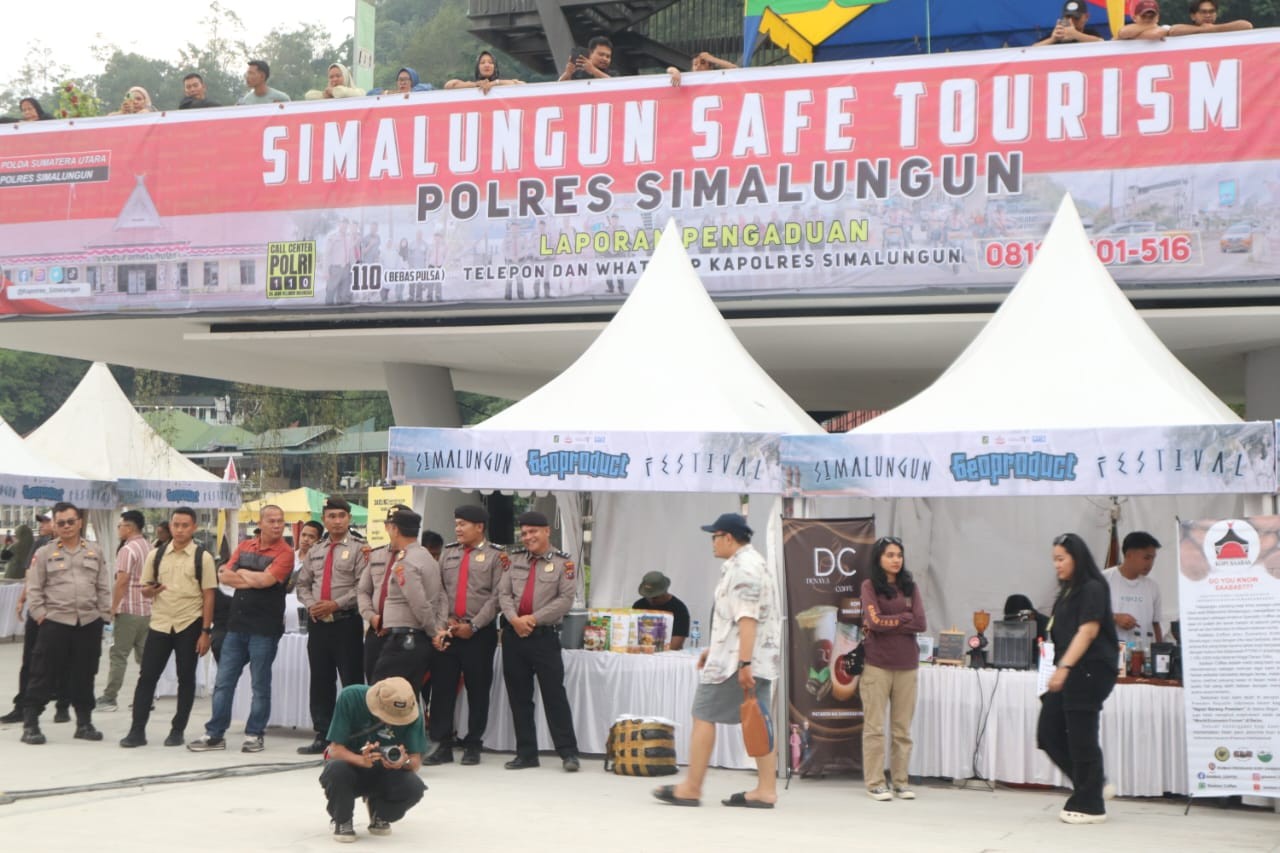 Peluncuran &rsquo;Simalungun Safe Tourism&rsquo; di RTP Pantai Bebas Parapat.