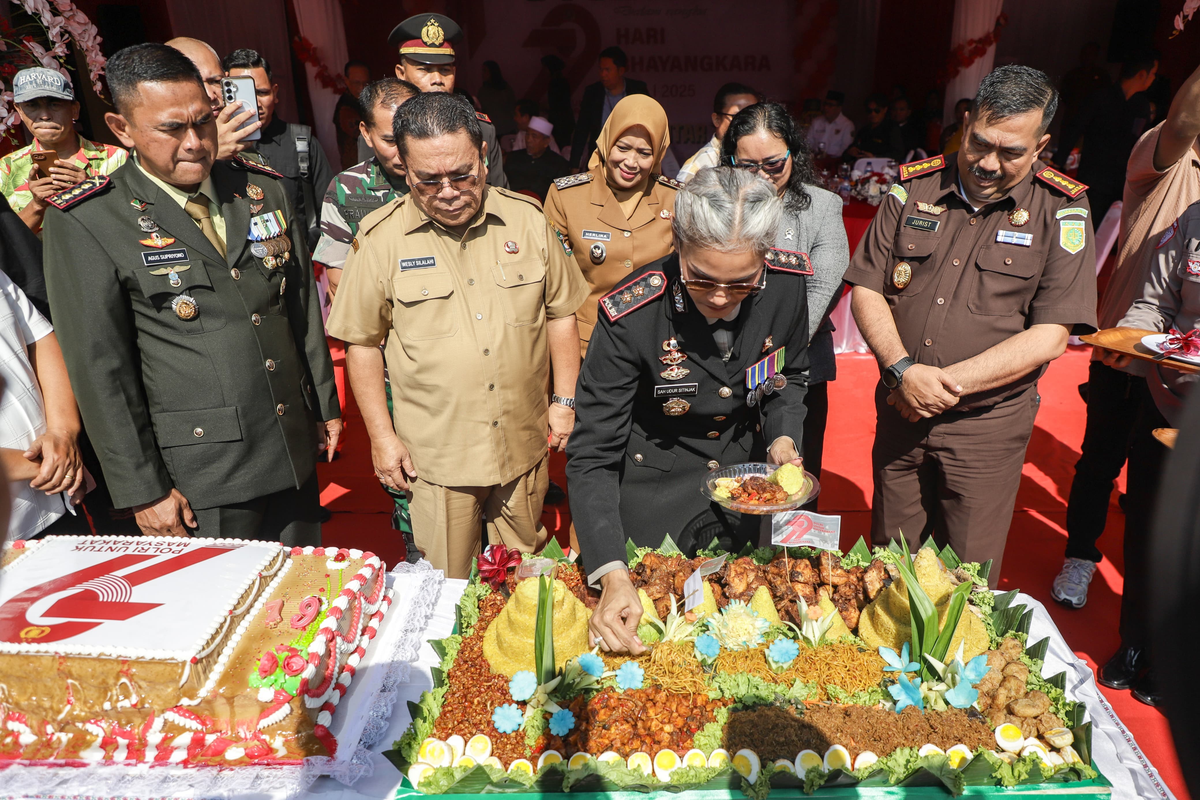 Peringatan Hari Bhayangkara di Polres Pematangsiantar.