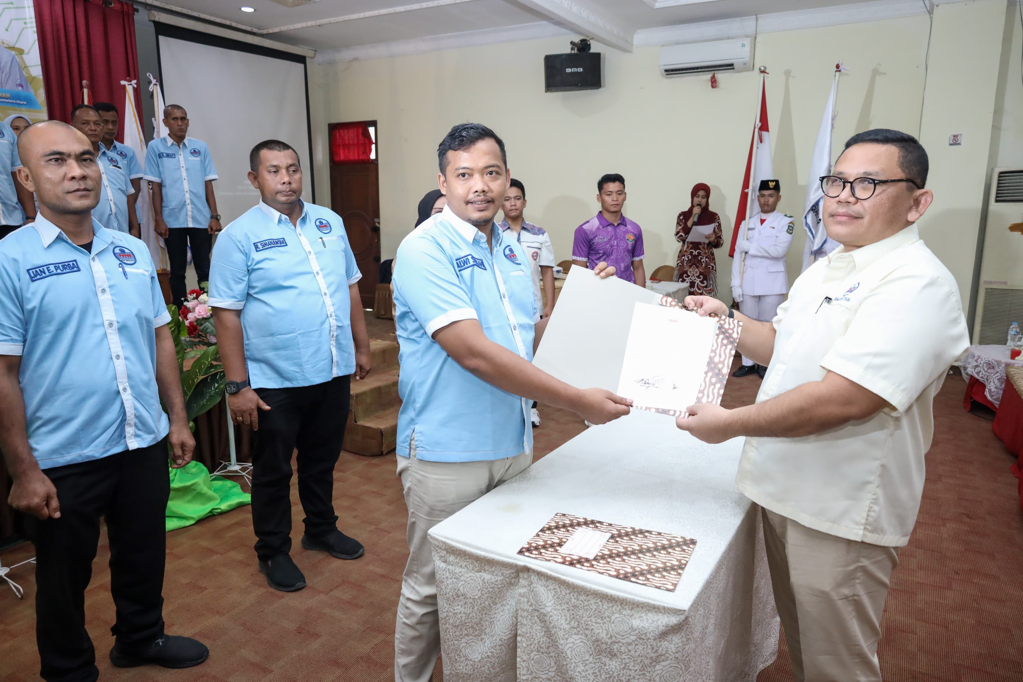 Pelantikan pengurus PBVSI Kota Pematangsiantar.