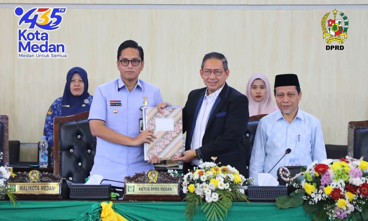 Wali Kota Medan, Rico Waas dan Ketua DPRD Medan, Wong Chun Sen, menyepakati  pencabutan Perda Nomor 2 Tahun 2015 tentang RDTR dan Peraturan Zonasi 2015&ndash;2035, dalam sidang paripurna pada Selasa (1/7).