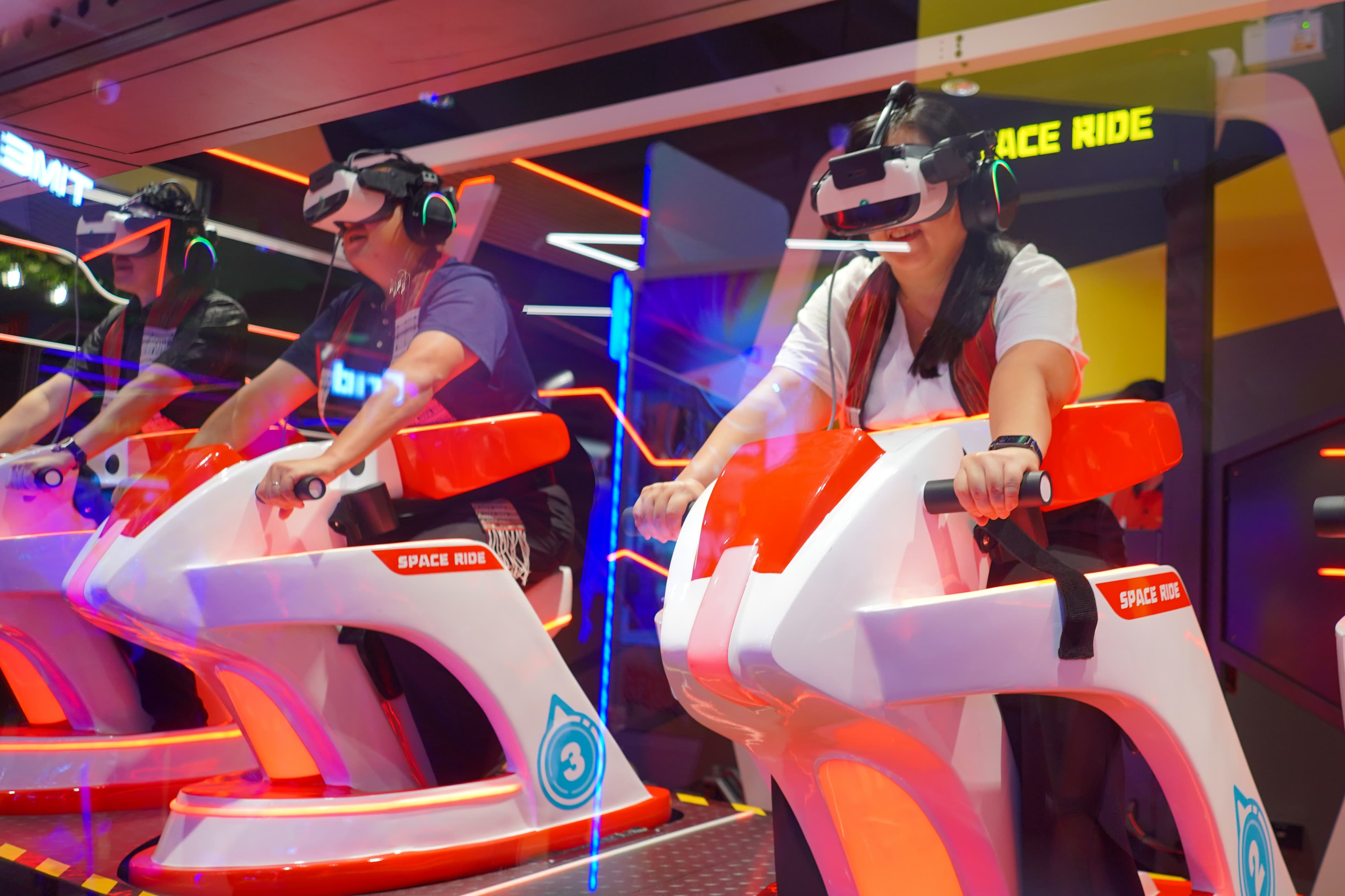 Salah satu wahana menarik yang tersedia di Timezone Plaza Medan Fair.