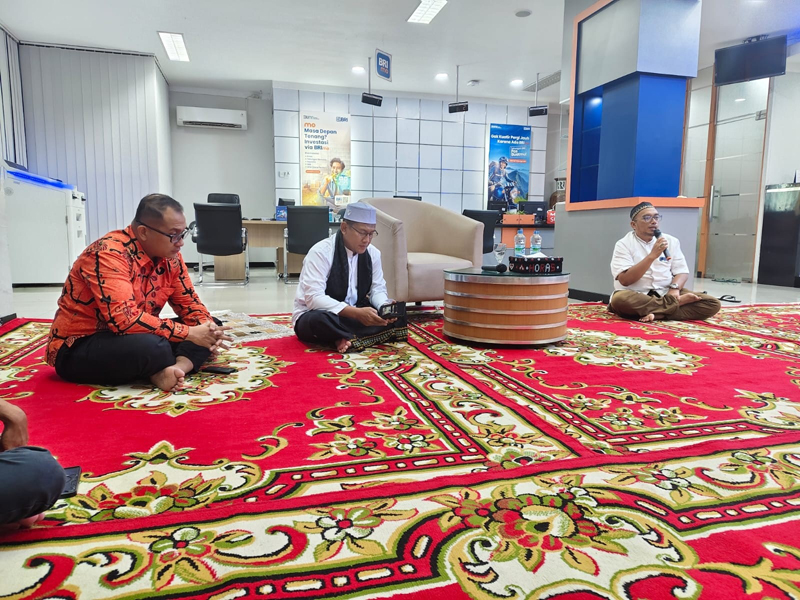 BRI Kantor Cabang Padangsidimpuan gelar pengajian rutin setiap bulan dikantor BRI Jl.Serma Lian Kosong No.36 Padangsidimpuan, Rabu (9/7/2025).