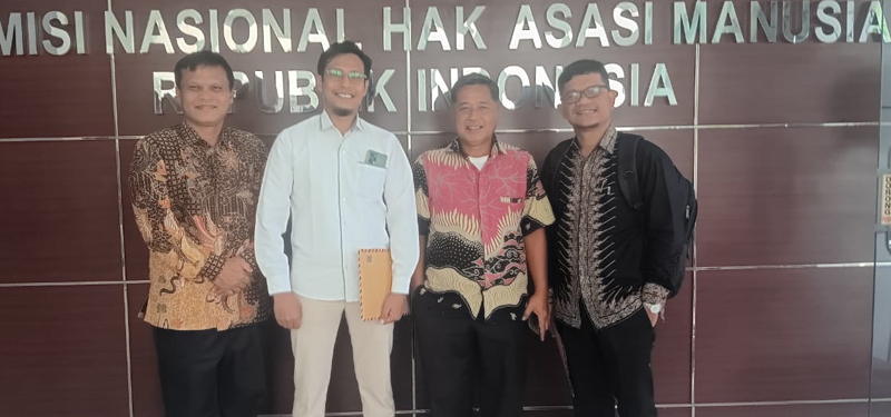 DPP PPABS menyampaikan surat penegasan terkait status tanah ulayat di Simalungun ke Komnas HAM.