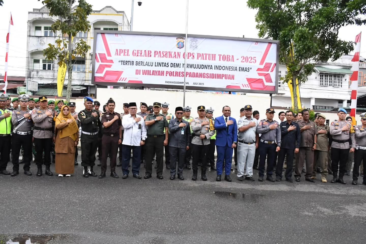 Operasi Patuh Toba 2025, Kapolres Sidimpuan Target Tekan Ribuan Pelanggaran Lalu Lintas