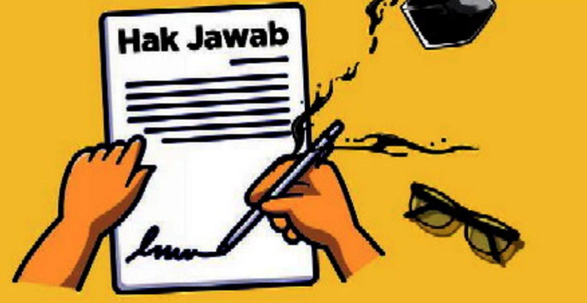 Hak jawab - ilustrasi.