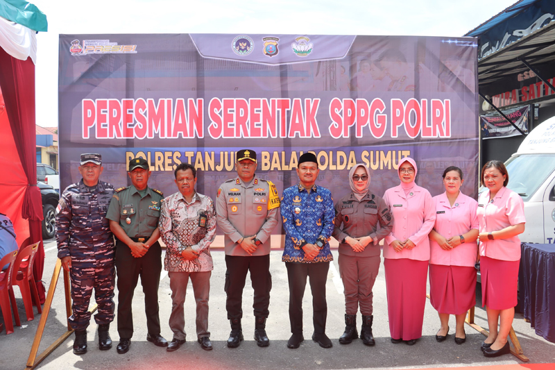 Peresmian Satuan Pelayanan Pemenuhan Gizi (SPPG) Polres Tanjungbalai.