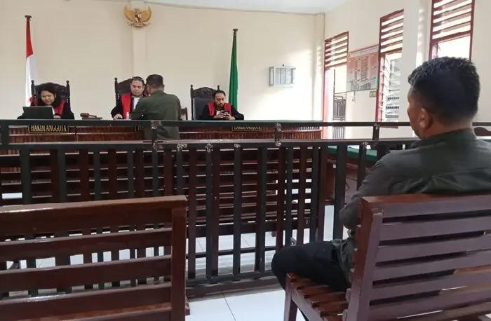 Sidang perkara perbuatan melawan hukum memberikan keterangan palsu dalam penerbitan SKCK yang melibatkan Wakil Ketua DPRD Tapteng Jonneri Sihite.