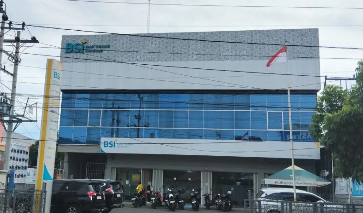 Kantor cabang BSI di Rantauprapat.