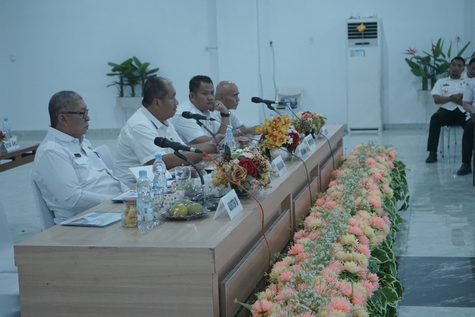 Bupati Asahan, Taufik Zainal Abidin, S.Sos., M.Si, secara resmi membuka Rapat Koordinasi Pemerintahan (Rakorpem) Bulan Juli 2025, Rabu (23/7/2025), di Aula Melati Kantor Bupati Asahan.