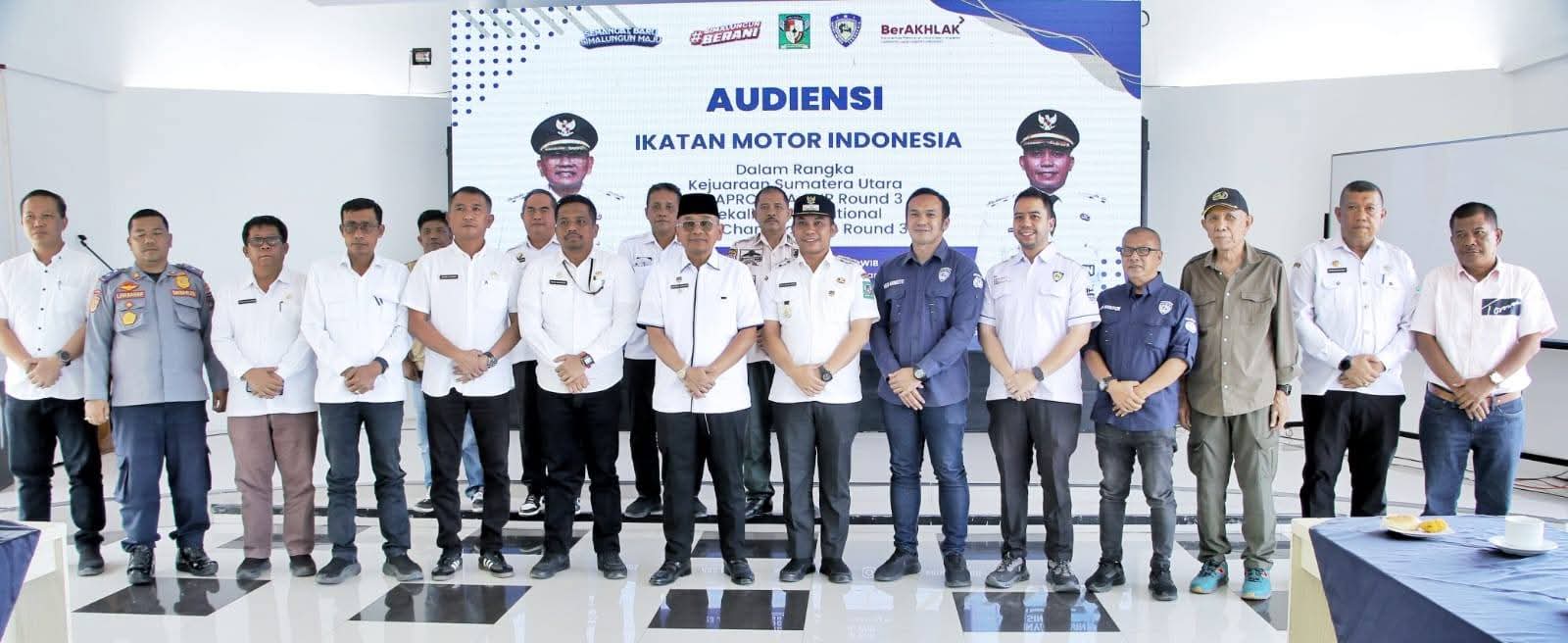 Ketua Panitia Kejuaraan Nasional Rally Putaran 3 dan Asia Pacific Championship Rally 2025 dari IMI Sumut meminta dukungan penuh dari Pemkab Simalungun.