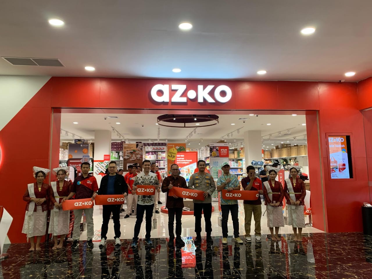 Peresmian Toko AZKO di Suzuya Merdeka Mall Pematangsiantar.
