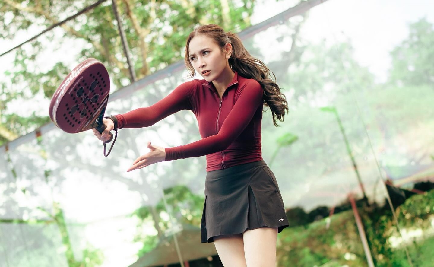 Mahalini Raharja main padel.