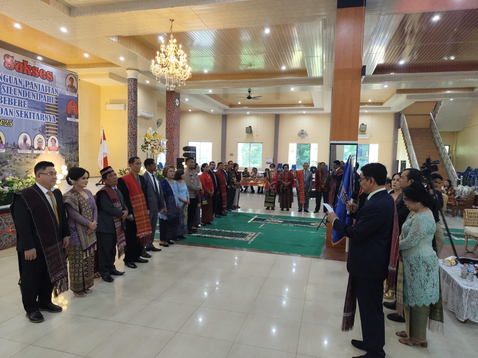 Pelantikan Ketua Punguan Raja Sijorat Paraliman Silundu Ni Pahu &shy;Panjaitan Kota Pematangsiantar periode 2025-2028 Patar Luhut Panjaitan dan pengurus.