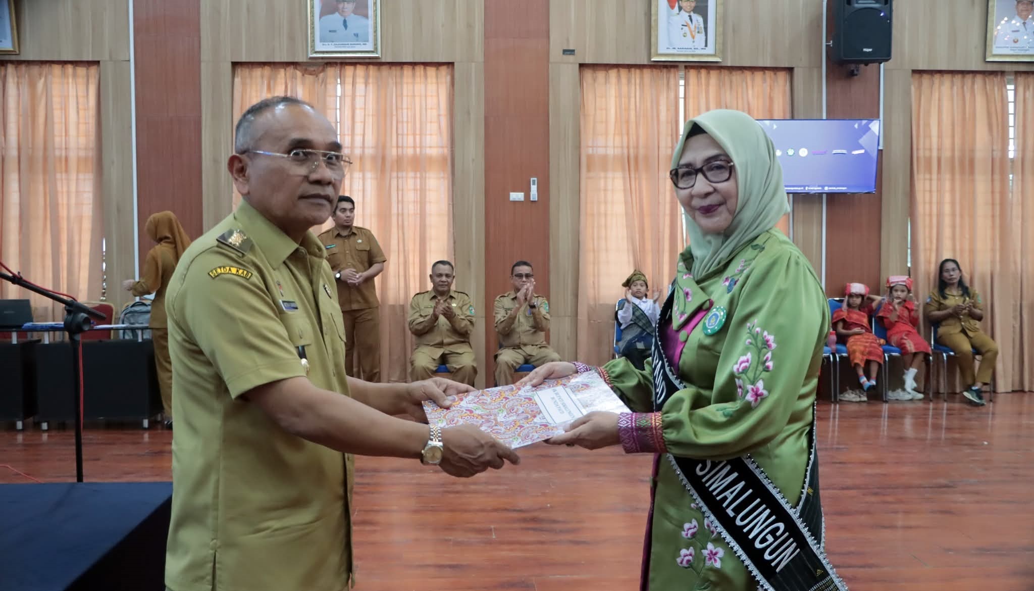 Pengukuhan Bunda PAUD Kabupaten Simalungun.