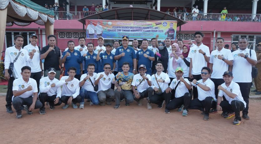 Bupati Asahan Taufik Zainal Abidin Seleksi Gala Siswa Indonesia (GSI) Jenjang SMP Tingkat Kabupaten Asahan.