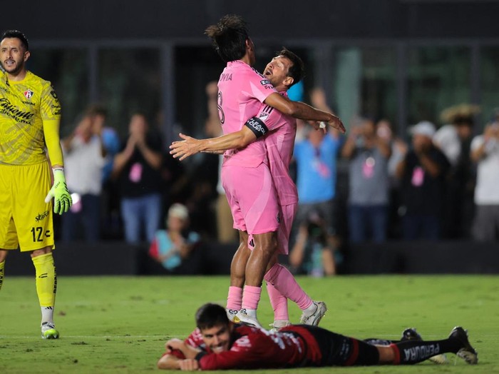 Menjamu tim Meksiko, Atlas, Inter Miami menang dramatis 2-1 lewat gol di pengujung laga.