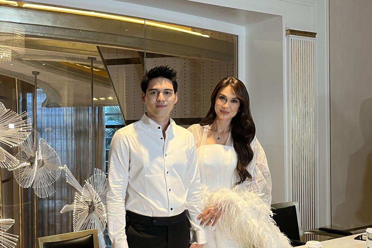 Pasangan Luna Maya dan Maxime Bouttier.