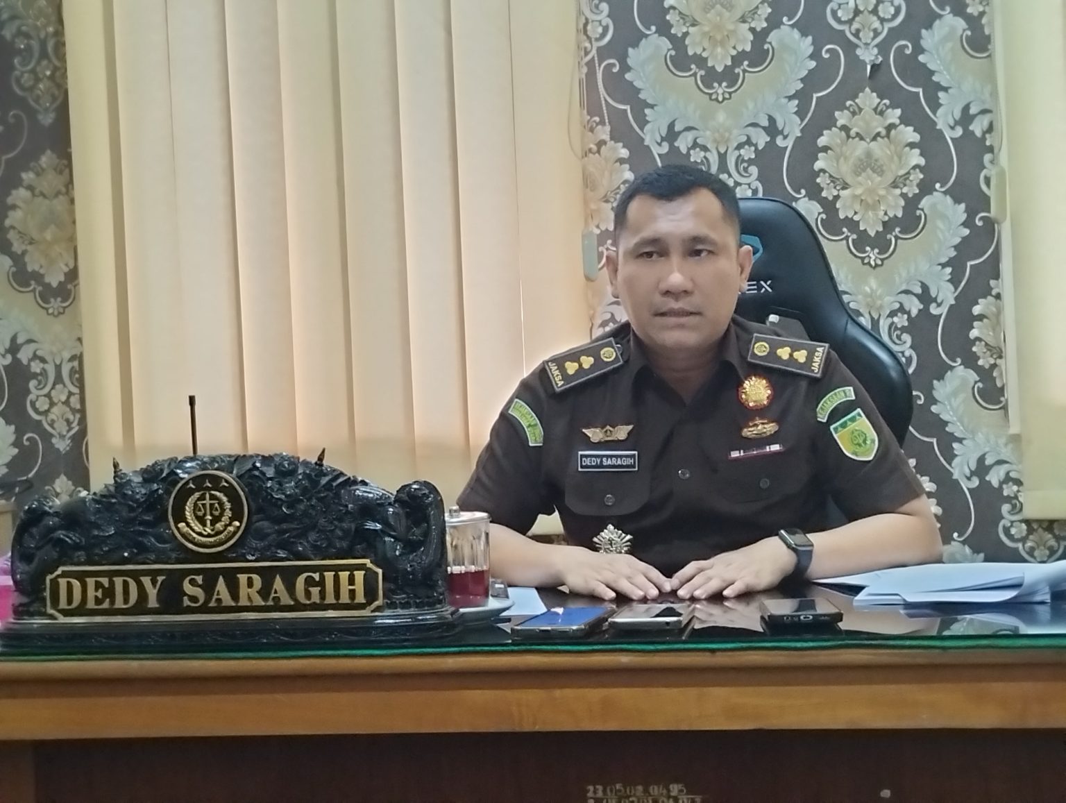 Kasi Intel Kejaksaan Negeri Sibolga, Dedy Saragih.