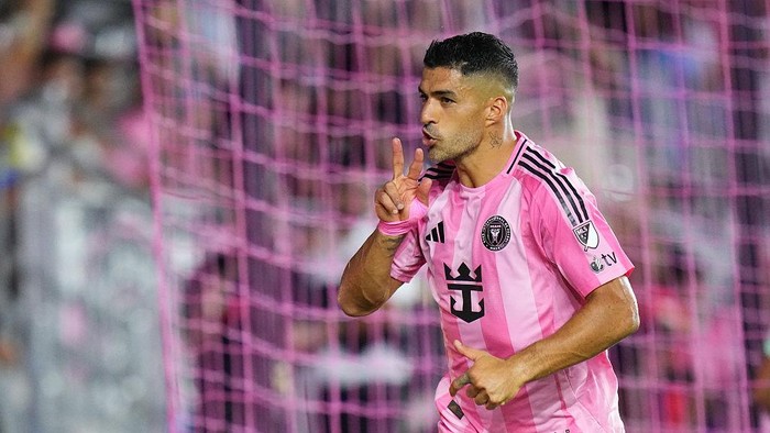 Luis Suarez tampil luar biasa dengan satu gol dan dua asis saat membawa timnya mengalahkan Pumas UNAM 3-1 dalam laga grup Leagues Cup 2025, Kamis (7/8) pagi WIB.