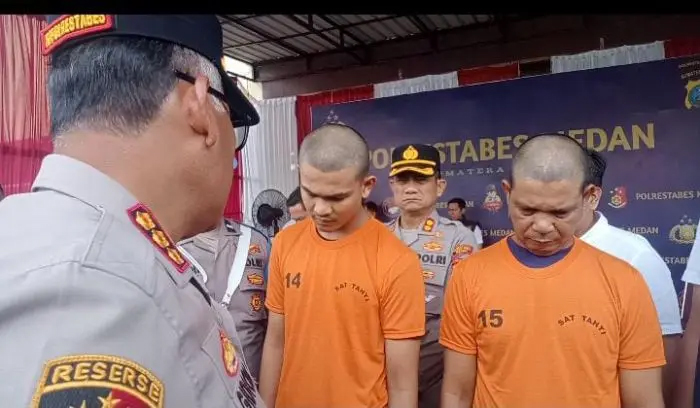 Paman dan keponakan asal Tanjungbalai diamankan saat membawa sabu ke Medan.