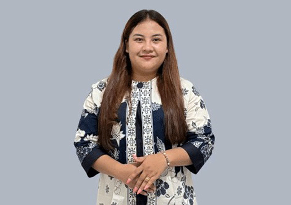 eli Sinaga, perwakilan dari Kabupaten Simalungun Provinsi Sumatera Utara (Sumut), dinyatakan lulus sebagai Duta Maritim Indonesia 2025.