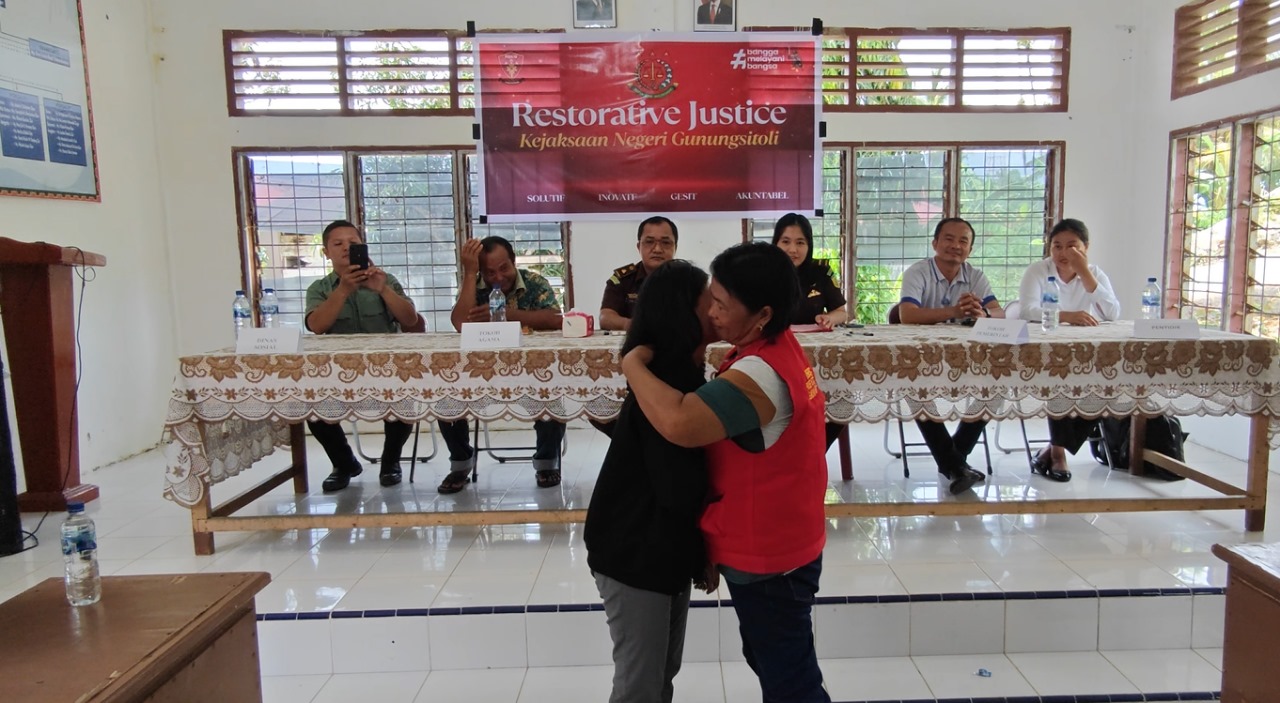 Proses RJ perkara nenek penganiaya cucu di Kejati Sumut.