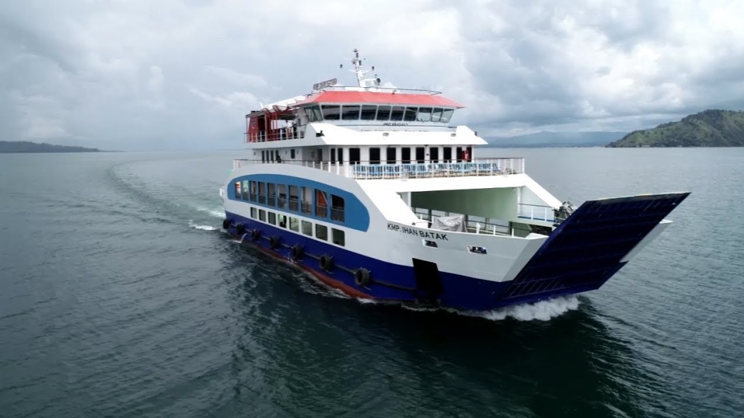 Layanan penyeberangan ferry di kawasan Danau Toba mendapatkan pembaruan jadwal.