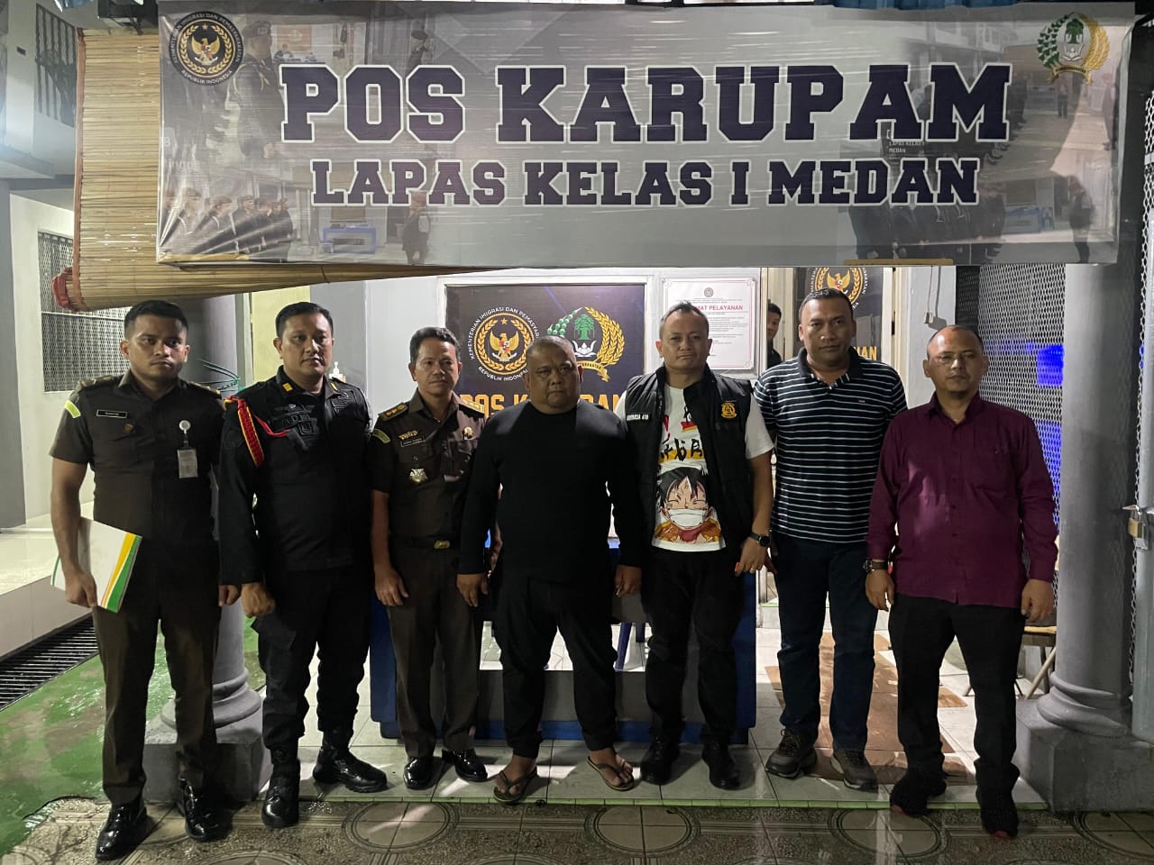 Kejari Binjai mengeksekusi Samsul Tarigan.
